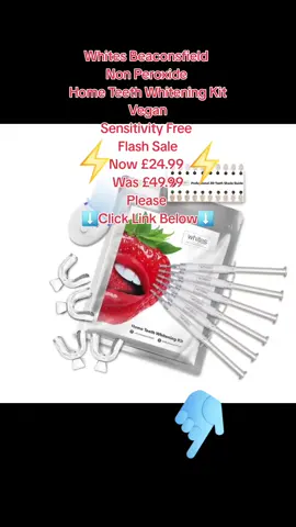 Whites Beaconsfield Non-Peroxide Home Teeth Whitening Kit Vegan Sensitivity Free Flash Sale Was £49.99 Now £24.99  #fyp #fypシ #fypage #fypシ゚viral #fypdongggggggg #fyppppppppppppppppppppppp #tiktok #tiktoker #tiktokviral #viral #viralvideo #video #talking #omg #easy#explorepage #followme  #sosogood  #unitedkingdom #videooftheday  #productsmusthaves #merchandise #following #follow #followerstiktok #musthaveproducts #foryoupage  #tictokfamous #repost #viral #viralvideo #viraltiktok #foryou #follow #goal #trending #tiktok #featureme #omg #wow #howto#summersale #tiktokmademebuyit #white #whitesbeaconsfield #teeth #kit @Whites Beaconsfield  #vegan #sensitivityfree #nonperoxide #smile #mouth #sparkle #sparkling 