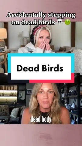 OMG stepping on dead birds?! 😱🤢