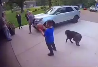 #thatchildisgoingtobeaproathlete #badketball #knockout #hitintheface 