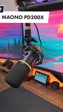 MAONO PD200X, on sale right now for prime day for $62!! What a deal! #maonopd200x #maono #speedytech77 #techtok #microphone #dynamicmicrophone #gamingmic #podcastmicrophone 