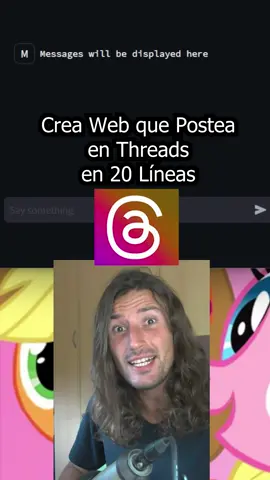 Crea una Web para postear Threads en 20 líneas de Python  #python #programacion #javascript #Tech #tecnologia #html #ingenieria #antiprofe #tips #AprendeConTikTok #AprendeEnTikTok 