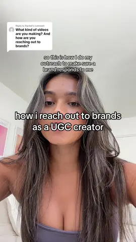 Replying to @Rachel how i reach out to brands as a #ugccreator #ugc #ugccontentcreator #ugctips #ugccreatortips 