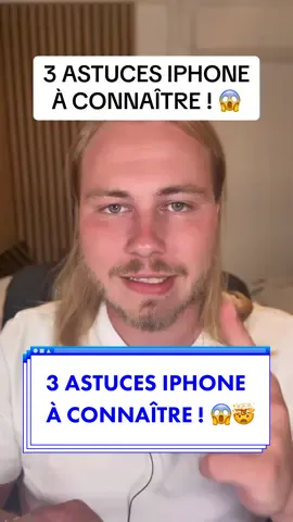 La 3ème astuce va vous être très utiles ! #iphone #astuce #iphonetricks #iphonetips #apple #nowistech 