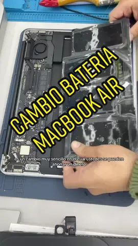 Cambio bateria macbook air Contacto 3022569936 #serviciotecnico #technology #tecnologia #apple #macbookair #gamer 