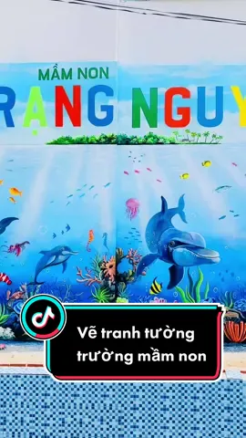Vẽ tranh tường trường mầm non Hoa Trạng Nguyên tại Biên Hoà Đồng nai #xuhuong #thịnhhành #vetranhcuacuon #trend #wallpainting #painting #vetranh3d #mythuattrongtin #tranhdaiduong #vetranhmamnon 