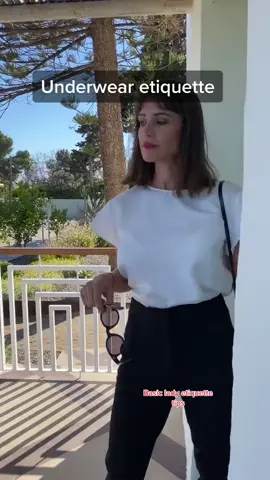 Gentle reminder ladies ,avoid white bra , underwear with any white  outfits!