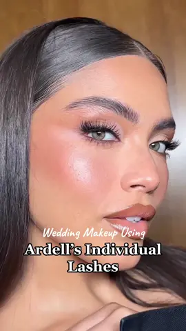 Attention, future brides! Looking for natural wedding makeup inspo? Fall in love with ARDELL’S Individual lashes. #ardellbeauty #weddingmakeup 