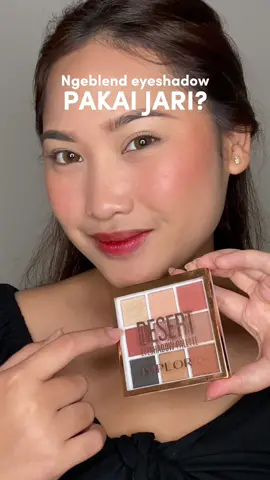 siapa bilang bikin eyeshadow gabisa pake jari?😚 #fyp #eyeshadowtutorial #makeuptips #makeuphacks #tutorbikineyehadow #imploracosmetics 