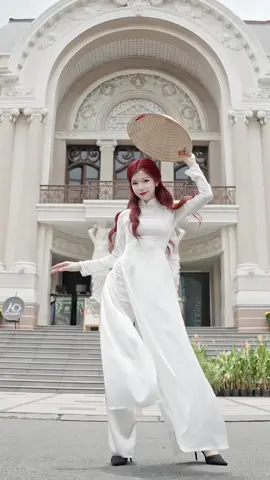 ❤️ Trend “Trưởng thành trong 1 giây” 🇻🇳 Áo dài mãi keooooo 🥰❤️‍🔥 #Aodai 