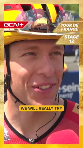 A tough and hilly stage today around the Beaujolais Vert on Stage 12 of the Tour. Is it the perfect stage for a breakaway? Matej Mohorič and Tobias Halland Johannessen think so! Tune in* to gcn.eu/tdf2023 today to watch the stage from Roanne - Belleville-en-Beaujolais. *some territory restrictions apply. #tdf2023 #TourDeFrance