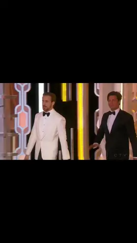 Ryan Gosling and Brad Pitt give a speech together #meme  #template #fun #funny #viral #memes #ryangosling #bradpitt #speech #goldenglobes