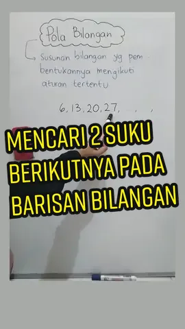 Konsep dasar Pola Bilangan, Matematika Kelas 8. #polabilangan #barisanbilangan #sukubilangan #matematikadasar #matematikasmp #soalmatematika #soalpolabilangan #matematikasusah #matematikasd #matematikagampang #materismp #matematikakelas8 