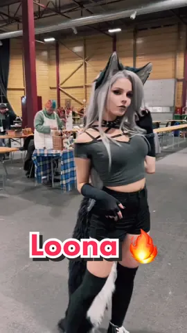 Loona 🔥 #helluvaboss #furry 