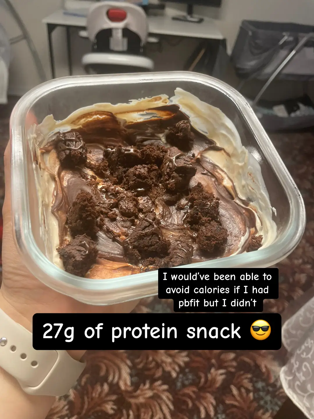 I can make a bunch of substitutions to make this way lower cal but this is all i had on hand! #macros #macroscounting #protein #proteinrichfood #highprotein #iifym #countingcalories #losingweight #losingweightjourney #healthy #healthyrecipes #FoodTok #recipes 