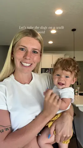 Gotta walk the dogs before its 100 degrees 🥵 #MomsofTikTok #utahmom #utahmoms #youngmom #sahm #OOTD #hotmomwalk 