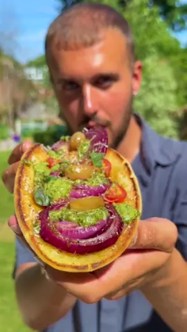 CONFIT GARLIC + CARAMELISED ONION FOCCACIA SUMMER SLICES with artichoke + breadcrumb pesto 🧄 honestly I don’t think you’ll taste a better bread & veg combo this summer 🌞 AD - use ALFIE20 at checkout to get 20% off your first combined box 🤩 @Earth & Wheat sent me the new combined box of beautiful bread + seasonal veg they rescued, and challenged me to make something delicious 🤤 I chose to confit the garlic, caramelise the onions, put the artichokes, lemons + breadcrumbs in a pesto, then layer them all up on toasted slices of focaccia 🧄 Though deemed imperfect, the veg + bread remains top quality produce. Using what is rescued helps reduce food waste, and encourages seasonal cooking ♻️ So go check out Earth & Wheat to join their food rescuing fight 💪 #tastemorewasteless #earthandwheat #seasonalrecipe #garlicconfit #garlicbread #focaccia #summerrecipes #pesto #veganpesto #zerowastecooking #caramelisedonion 