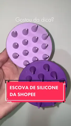 Paguei 7,99 🤭 quem quiser o link me chama no direct #escovadesilicone #acheinashopee #cabelos #escovamassageadora 