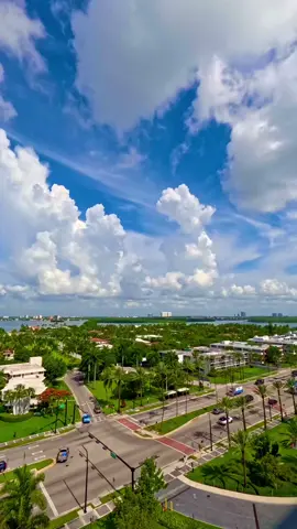 Sky over Miami Timelapse this morning. Filmed from our balcony in Bal Harbour, Florida 