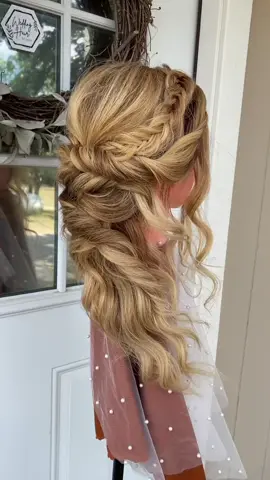 Western boho bridal hairstyle inspiration/tutorial!! I am obsessed with this look! #weddinghairbyjana #2023wedding #2023bride #dfwweddings #dfwhairstylist #weddingtiktok #fyp #bridalhair #weddinghair #weddinghairstylist #2024bride 