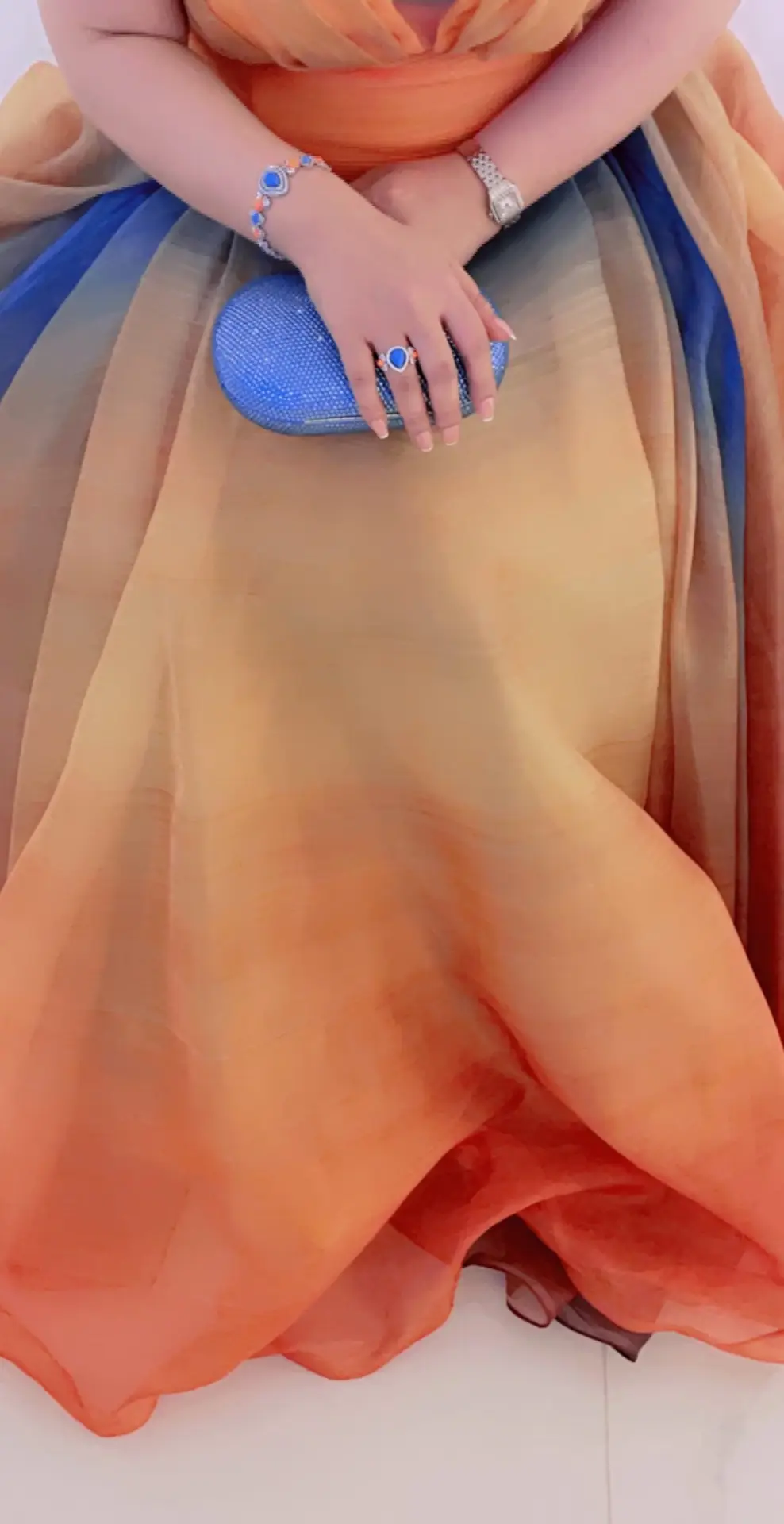 #اعراس_قطر متابعاتي الأنيقات🧡🧡🧡🧡 فستانها من تصميم فؤاد سركيس ✨✨ #قطر #قطر🇶🇦 #الدوحه #doha #Doha #fypシ #اكسبلورexplore #wedding #العنود_البقمي #qatar #wedding #weddingtiktok 