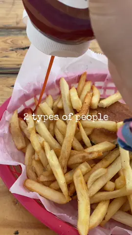 Two types of people #fries #food #ketchup 
