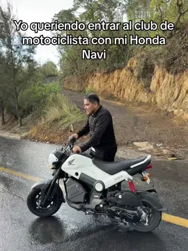 Yo solo quiero que me acepten con mi motito Navi #hondanavi #soloquieroserunodeellos #motociclistas #fyp 