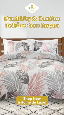 Home de Luxe products are proven durable & comfortable! Shop at Home de Luxe today and experience guaranteed 5-star Hotel Quality & Comfort at Home! Product Name: 4in1 Comforter Set Inclusions are: 2PC Pillowcase 1PC Fitted Sheet 1PC Comforter Blanket Available in Single/Double/Queen/King Get yours now! #HomedeLuxe #HotelQuality #hotelqualitybedsheets #pillows #pillowcase #comforterblanket #comforterblanketset #HomeFinds #homebuddies #homebuddiesbudolph #roomfinds