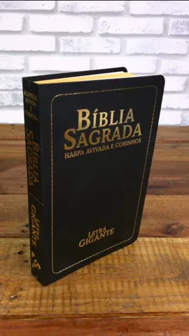 Confira a Bíblia Sagrada RC Letra Gigante Capa Semiflexível - Preto! 🧡 #tendagospel #biblialetragigante #bibliasemiflexivel #ebenezer 