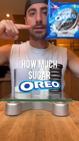 How Much Sugar in Oreo Cookies? #suga #sugar #oreo #cookies #snack #dessert #health #awareness #nutrition #wellness #fyp 
