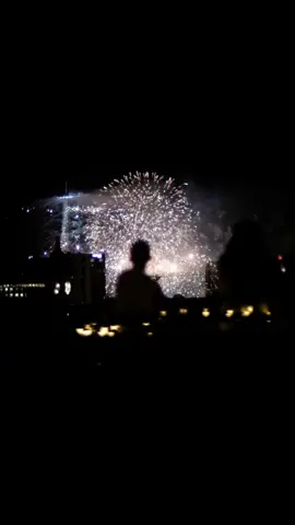 🎆 from my balcony  #fyp #foryoupage #paris #france #frenchtiktok #fireworks #14juillet #toureiffel #eiffeltower #taylorswift #cruelsummer #lights 