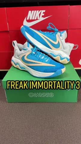 Replying to @cj Freak Immortality 3 Teal Cream #fyp #ballislife #giannisantetokounmpo #performancereview 