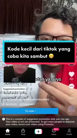 Kode kecil dari tiktok #tipscuantiktok #sb1m
