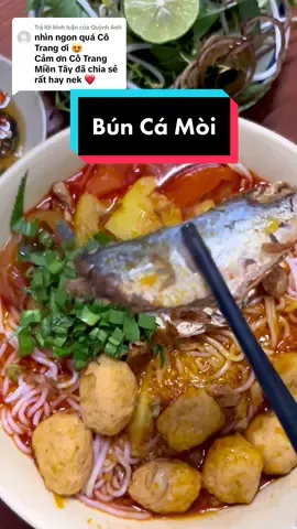Trả lời @Quỳnh Anh  Trang chưa thấy có loại bún nào mà vừa ngon ,vừa dễ nấu mà nấu lại nhanh như bún cá mòi hết trơn Á 😁 #CôTrangMiềnTây #banhphongtom #ocop #ancungtiktok #amthucvietnam #dacsanmientay #búncámòi #xuhuong 