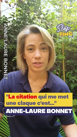Anne-Laure Bonnet : « La citation qui me met une claque c’est… » 👋🏻💪🏻 . . #slappingmedia #slapping #claque #interview #media #annelaurebonnet #quote #citation #français 