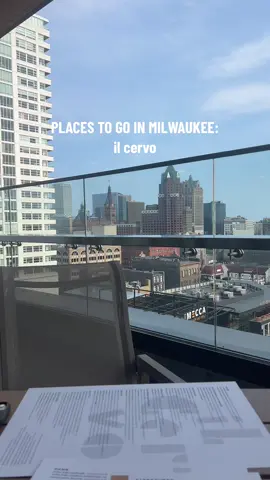 mke residents: A MUST try!!! #ilcervo #rooftoprestaurant #milwaukeefood #milwaukeefoodies #deerdistrict #thingstodoinmke #thingstodoinmilwaukee 