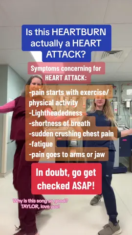 It can be almost impossible to differentiate between heartburn (from reflux) and heart attacks just with the history and physical exam. You will need more tests! If you are in doubt, seek care ASAP!  #gerd #heartburn #angina #heartattack #coronaryheartdisease   #refluxdisease #esophagitis 