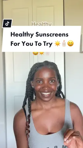 Healthy Non-Toxic Sunscreen Options For You ❗️ Try using some of these healthier products when looking for a sunscreen🧴  #blackgirlskin #skincareproductsmusthave #healthysunscreen #nontoxicsunscreen 