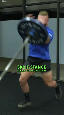 Rotational power exercise for MMA using the landmine!  Tag a training partner and try it out! #mma #rotationalpower #powertraining #landmineworkout #darustrong 