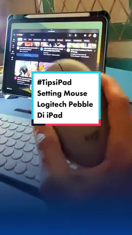 mouse logitech pebble m350 mouseu wireless bluetooth cocok untuk iPad #mouselogitechpebblem350 #mousebluetooth #mouselogitech #tipsipad #imankbj #kontenkreatorpemula 