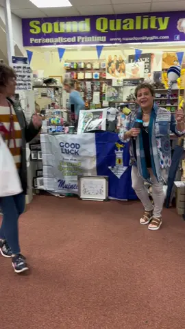 Shopping is happiness and dancing at soundqualitygifts Monaghan Ireland #soundqualitygifts #fyp #irishtiktoker #Derry #donegaltiktok #downtiktok #helendrummshow #monaghanIreland #martymorrissey #rainshaderumbrella #monaghanIreland #thetodayshow #irelandtiktok #irelandam 