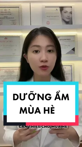 Dưỡng ẩm cho da dầu lỗ chân lông to mùa hè #bskhonghanhnguyen #BeautyTok #LearnOnTikTok #reviewlamdep 