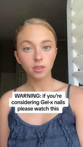 PLEASE watch this if you’re considering Gel-x nails. #gelxnails #gelallergy #gelallergicreaction 