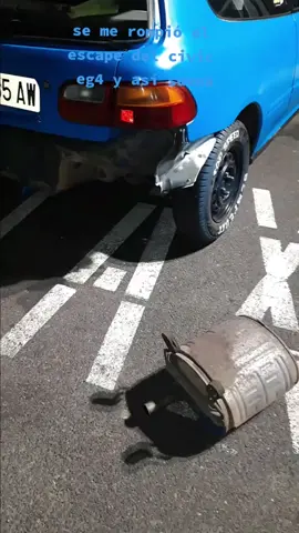 se me rompió el escape del civic eg4 y así suena #jdcmotorsgarage #racing #sliper #civic #honda #jdmlife #eg  #eg4 #dseries #d15b2 #sound 