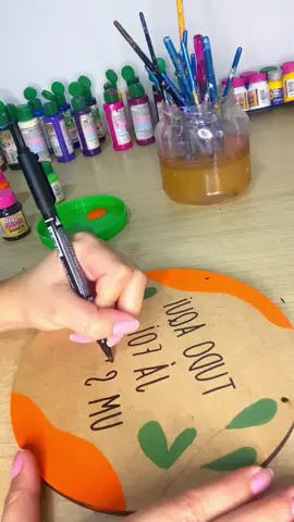 Arte em MDF 🧡🌿#arte #pintura #mdf #quadro #quadroemmdf #CapCut #viral #foryou #empreendedorismo #arteemmadeira #tintaacrilica #artesanato 