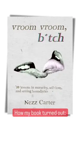 One of my favorite designs to this day💕📚My book is still available!  🫖 I wrote it as an ode to my #youngerself 🧘🏼from a long lost collection of poems I had written throughout my childhood 🧭 Many of which I never thought I'd be able to read again.👀 But I found the poems and here we are! 🖤 ✨🌈Here's a summary I wrote for it: Take a stroll down memory lane… and then right back out. 🚗 Vroom Vroom, B*tch is a spunky collection of thirty-three lessons in maturity, self-love, and setting boundaries.🌻It represents the progression of childhood, oneself, and navigating the conflicting ideologies often learned throughout.🧿 Learning and experiencing your way through the chapbook, readers see the ever-changing perspective of a confused soul trying to find where they belong, and how. ❤️‍🩹 Vroom Vroom, B*tch serves as an ode to the internal struggles of one’s younger self, as well as the confusing, bittersweet love for childhood.🧸 These witty, insightful poems almost play with the inner-turmoil found in one’s journey toward self-acceptance. 🧚🏽Vroom Vroom, B*tch shows readers that no matter how topsy-turvy life may become, there is always magic to be found in the honest exploration of one’s mind.🪄🧠 bottlecap.press/products/vroom 🌈✨ #generationaltrauma #poetrybook #chapbook #vroomvroom #healingthroughpoetry #healing #creativehealing #booksforsale #independentauthor #buymybook #firsttimeauthor #originalphoto #digitaldesign
