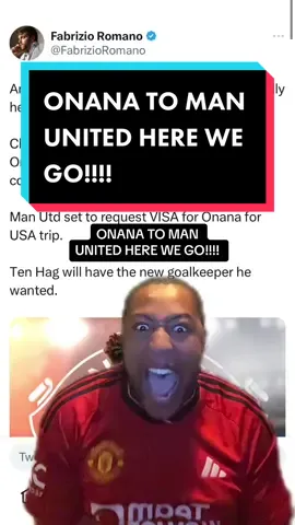 ONANA TO MAN UNITED HERE WE GO SIUUUUUU #onana #manunited #manchesterunited #intermilan #fyp #fypシ #fabrizioromano #andreonana 
