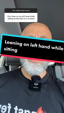Leaning on left hand while sitting #farishammadi 