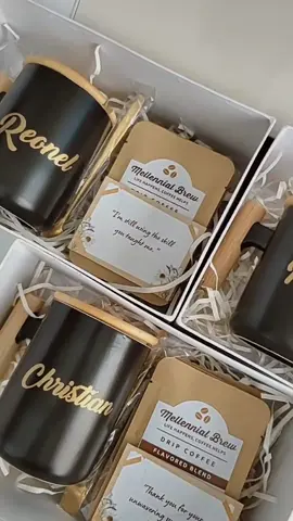 Personalized Nordic Mug with Drip Coffee Gift Boxes for Panelist #nordic #mug #panelist  #giftideas #giftsets #mugs #personalized #curatedbox #wedding #weddinggifts #favors #souvenirs #giveaways #lovemellennials #fyp 