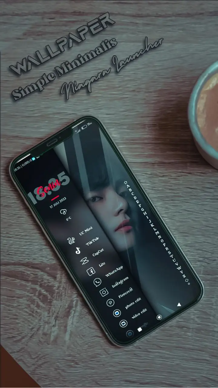 bagi bagi wallpaper minimalis (niagara launcher & widget kwgt) #wallpaper #trending #foryou #bts 