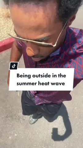 Save meh Lawd! 🤣 Its really serious outchea. #heatwave #summerheat #summer2023 